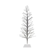 Artificial Silver Cedar Christmas Tree With 180 Green Lights
