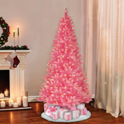 Pink Spruce Artificial Christmas Tree With 300 LEDs
