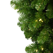 Green Upside Down Artificial Christmas Tree With 600 LED Lights
