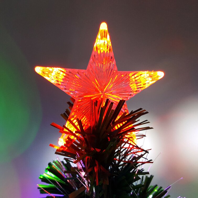 Artificial Christmas Tree with 230 Multi-Colored Lights