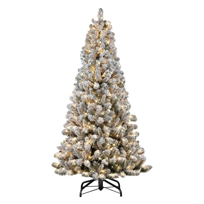 78'' Lighted Artificial Pine Christmas Tree