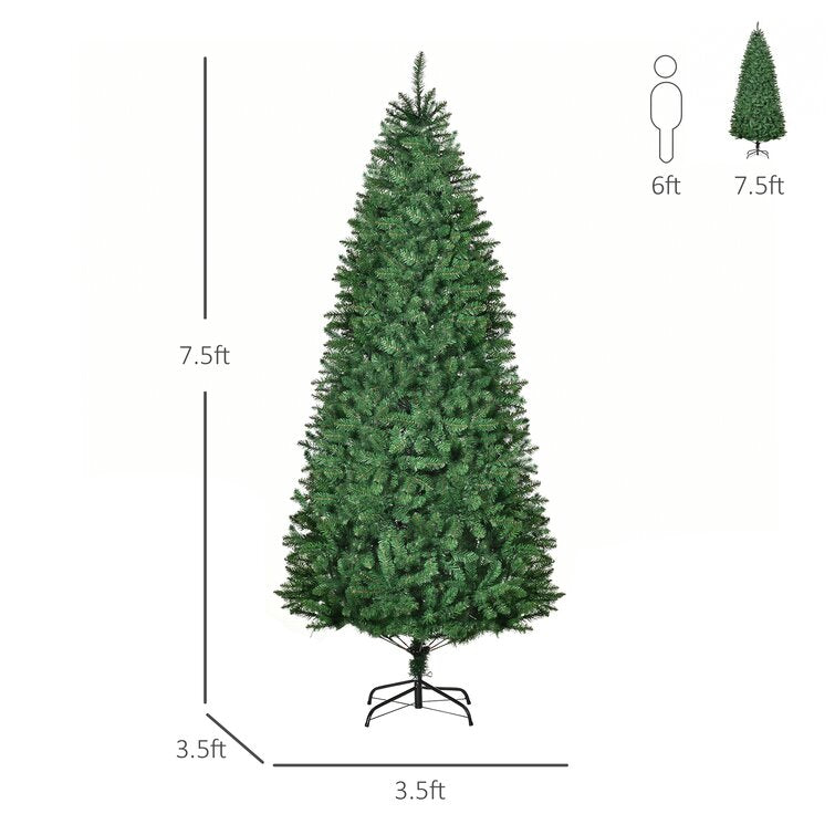 Green Pine Cashmere Christmas Tree With 450 LEDs