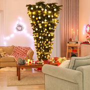 Green Pine Upside Down Artificial Christmas Tree
