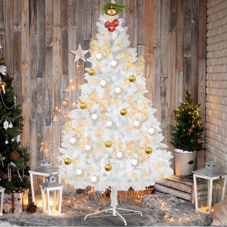White Artificial Snow Flocked Christmas Tree