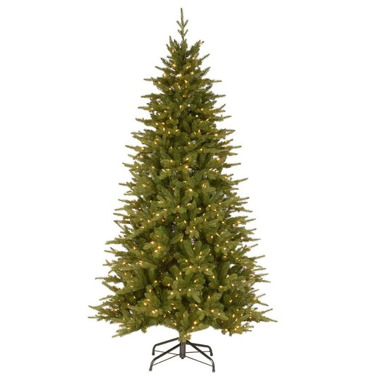 90'' Lighted Artificial Spruce Christmas Tree