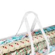 Zipper Closure Transparent Christmas Gift Wrap Bag