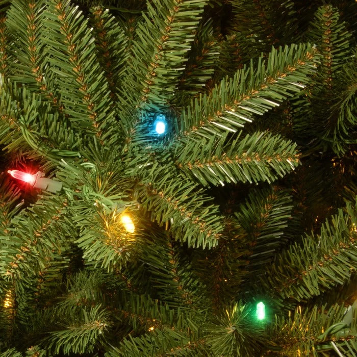 Baldrik 90'' Lighted Artificial Fir Christmas Tree