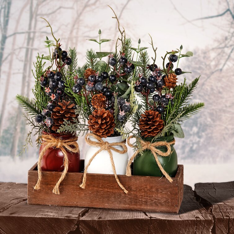 Berry Floral Arrangement in Planter