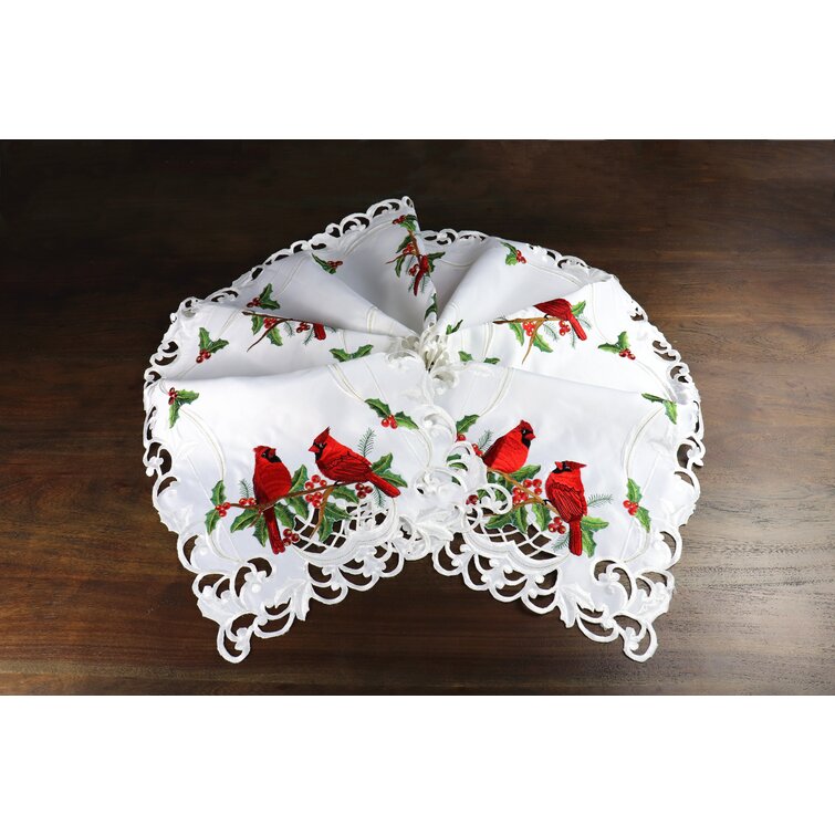 Floral Christmas Table Runner