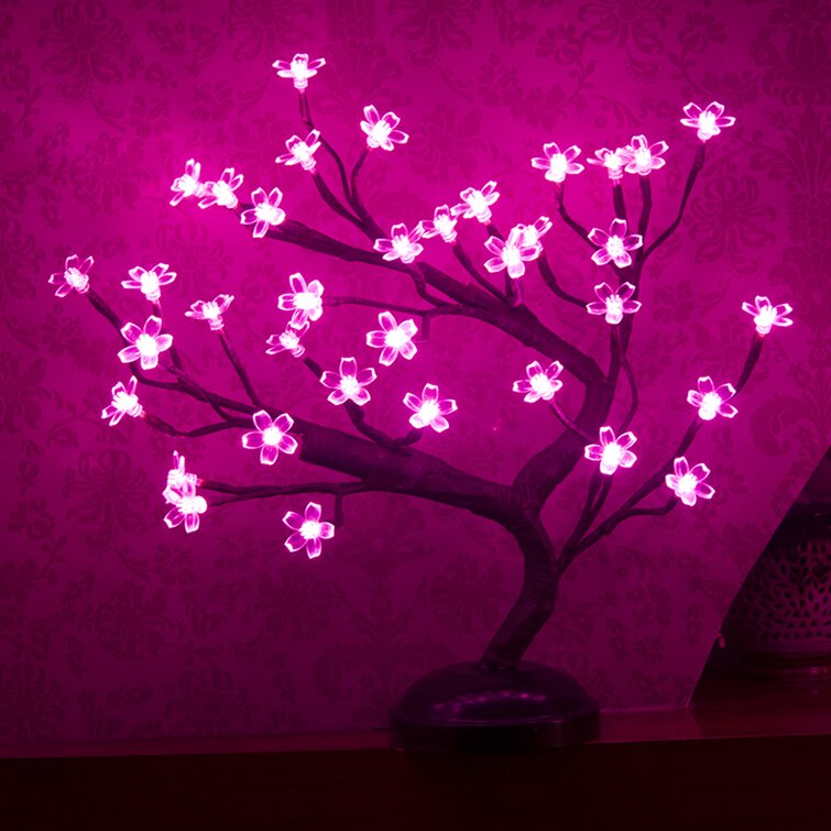 Battery Powered Cherry Blossom Bonsai LED Light