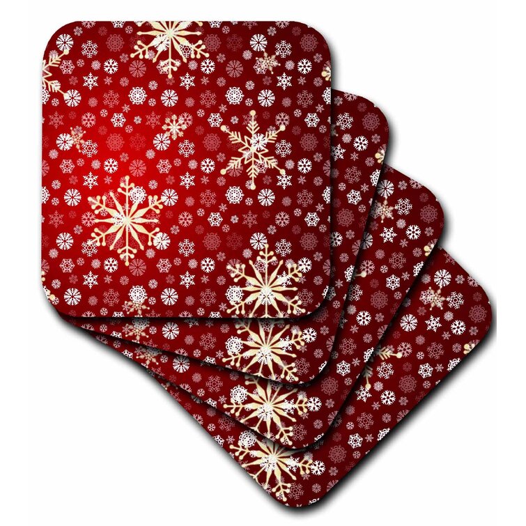 Christmas Snowflakes Coaster (Set of 4)