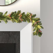Customizable Christmas Tree & Greenery Set Crestwood Spruce with Lights