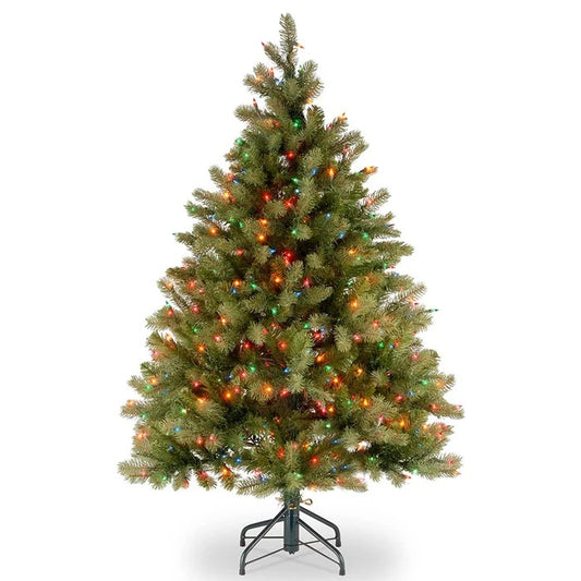 Downswept Douglas 54'' Lighted Artificial Fir Christmas Tree