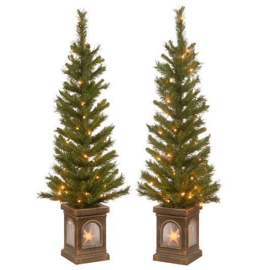 Entrance 4' Green Pine Artificial Christmas Tree 