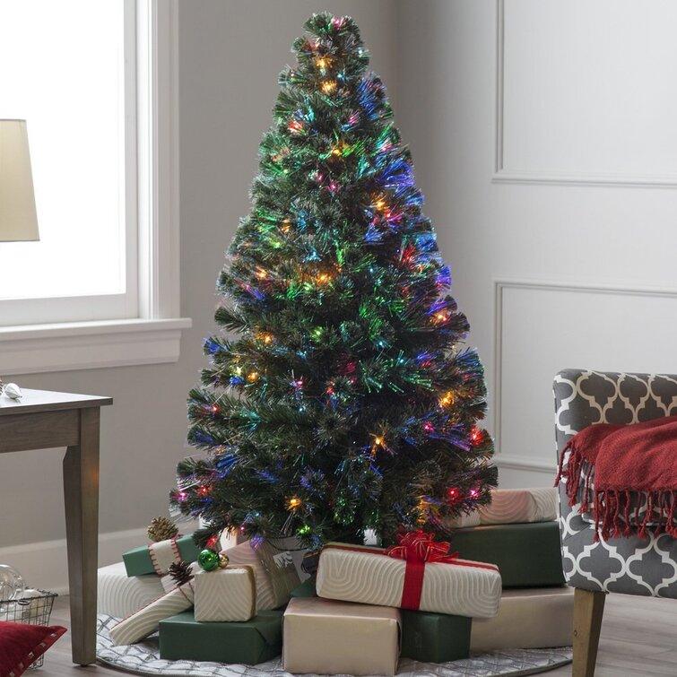 Green Pine Artificial Christmas Tree With LED Lights