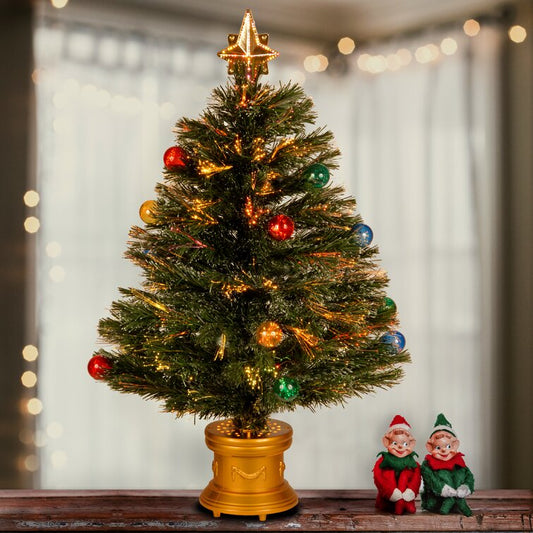 Green Fir Artificial Christmas Tree With LED