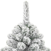 6' Artificial Flocked Pine Tree For Christmas
