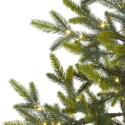 Artificial Green Fir Christmas Tree with Clear Lights