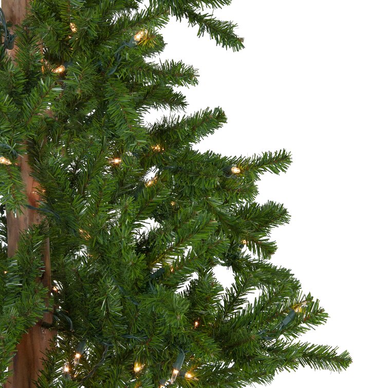 Green Pine Artificial Christmas Tree with 150 White Lights Set