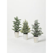 Green Pine Cashmere Christmas Tree and Pinecones
