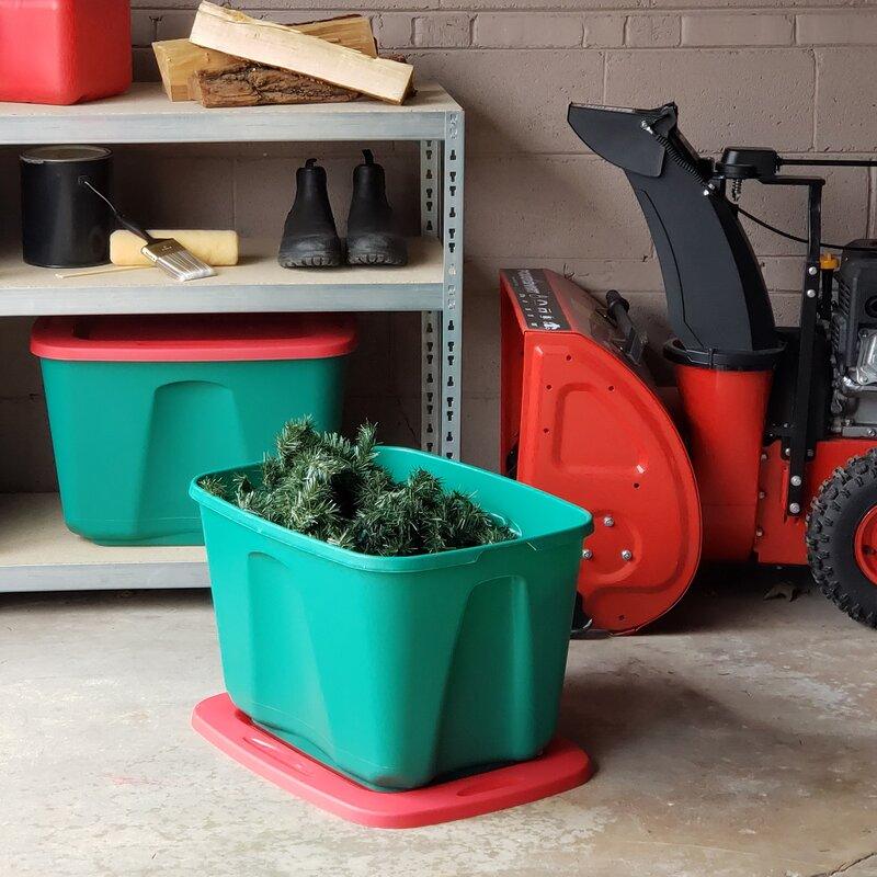 Holiday Storage 15.5'' H x 17.5'' W x 23.5'' D Storage Set (Set of 4)