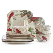 Holiday Wishes 12 Piece Dinnerware Set, Service for 4