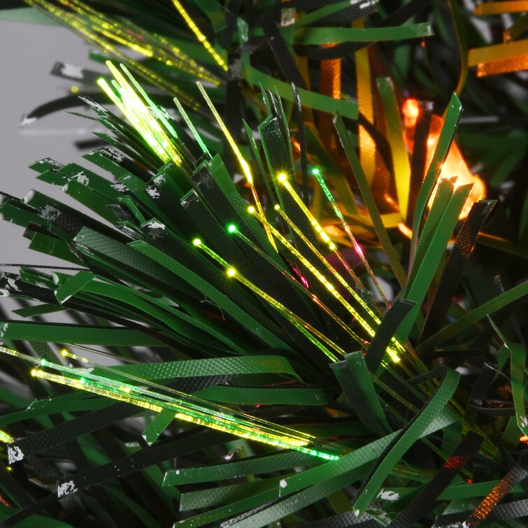 Ice Fireworks 4' Green Pine Artificial Christmas Tree with 100 Multi-Color Lights
