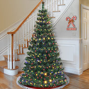 LED Fiber Optic Artificial Christmas Tree W/ Top Star-7'