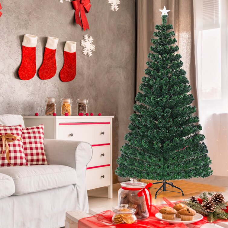 LED Fiber Optic Artificial Christmas Tree