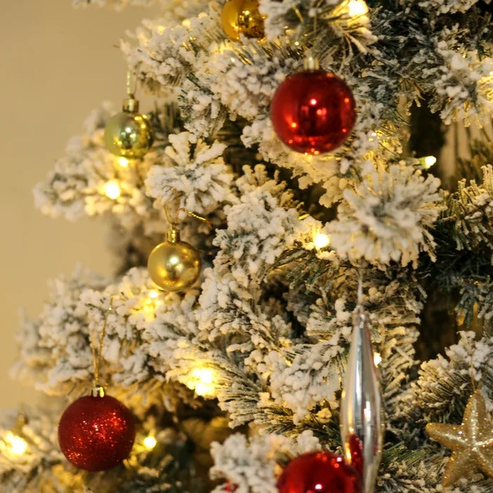 Lighted Artificial Fir Christmas Tree