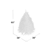 Matthias 60'' Lighted Artificial Pine Christmas Tree