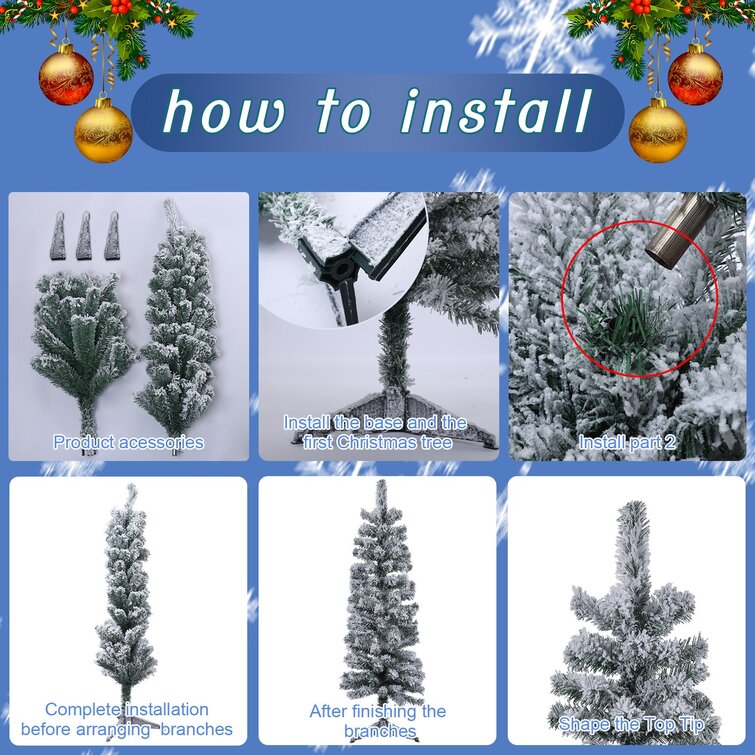 Artificial Frosted Christmas Tree