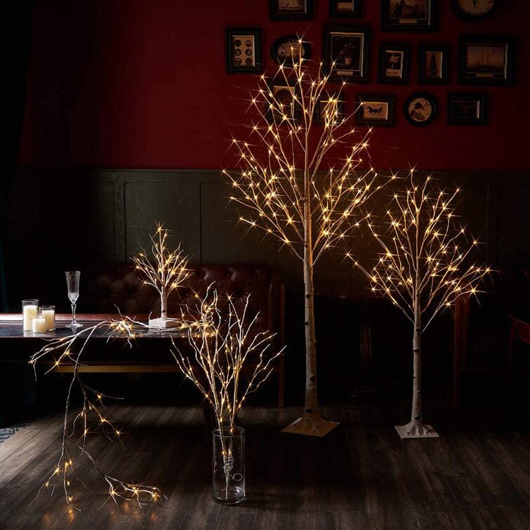 Twinkle Star Birch Tree Lighted Trees & Branches