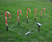 Christmas Light Pathway Candy Cane Walkway Light- pack of 5