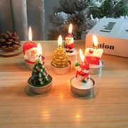Santa Claus Themed Christmas Candles