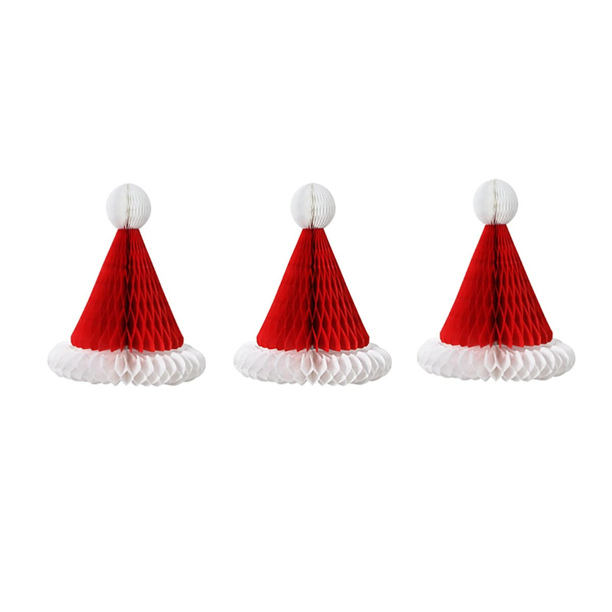 Merry Christmas Hats Trees Latex Round Balloons Bundle