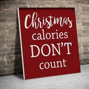 Framed Christmas Calories Quote Posters