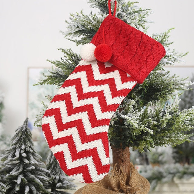 New Knitted Christmas Stocking Ornaments - Christmas Trees USA