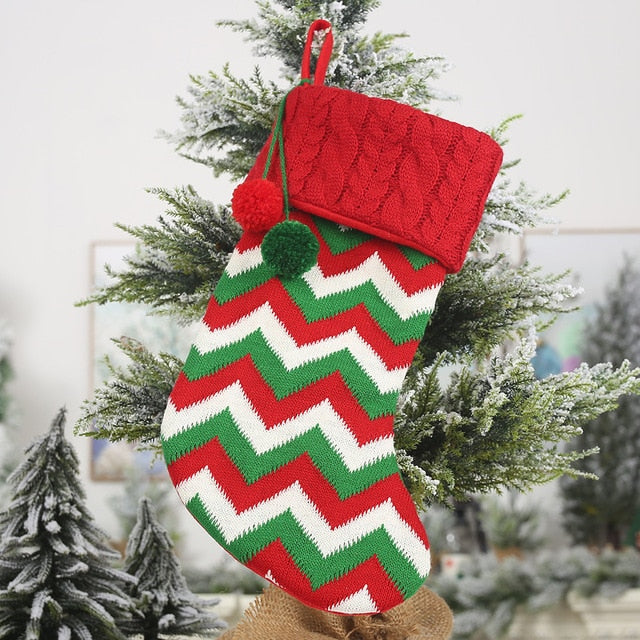 New Knitted Christmas Stocking Ornaments - Christmas Trees USA