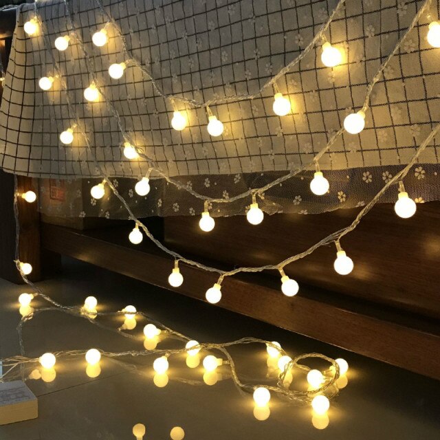 Fairy Garland LED Ball String Lights - Christmas Trees USA