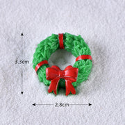 Mini Christmas Train Ornament Santa Claus Gift Toys Crafts Table Decor