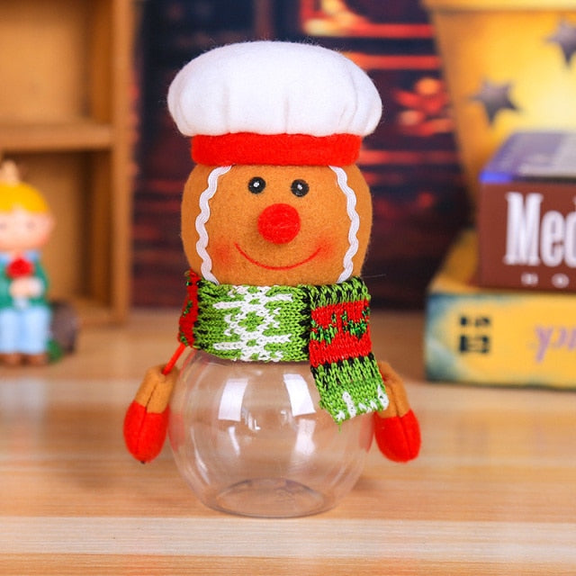 Christmas Santa Claus Shaped Candy Jar