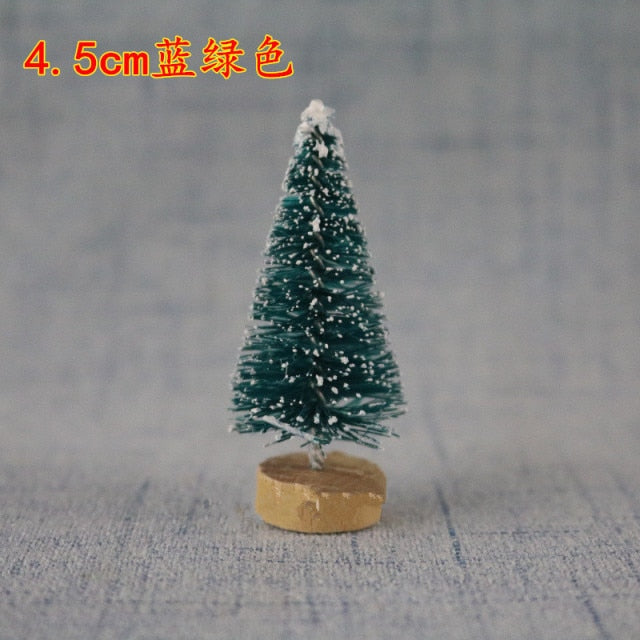 Mini Christmas Tree Sisal Silk Cedar Decoration