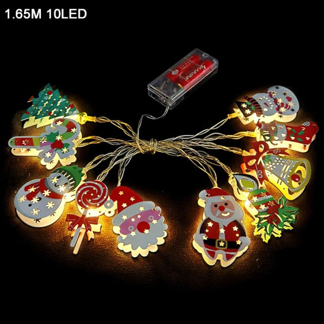 Santa Claus LED Light Merry Christmas Decorations - Christmas Trees USA