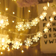 LED Snowflake String Lights - Christmas Trees USA