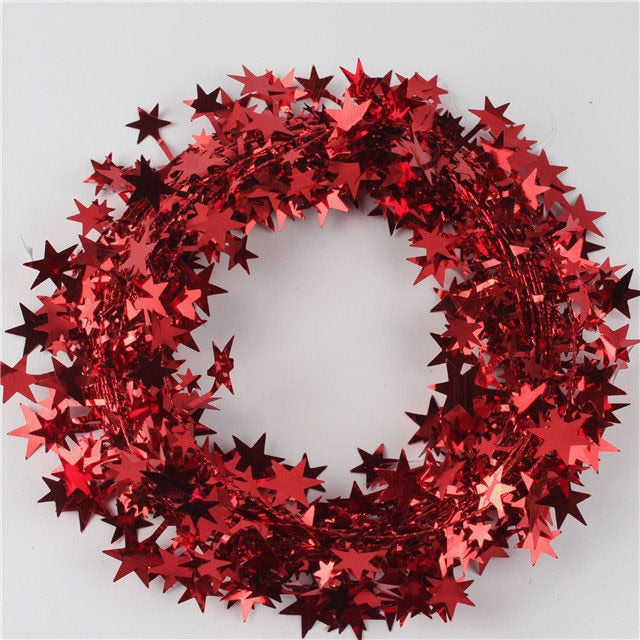 Christmas Decoration Bar Top Ribbon Garlands