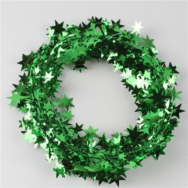 Christmas Decoration Bar Top Ribbon Garlands