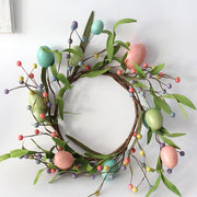 Easter Egg Door Wreath Spring Pastel Mix Pip Berry