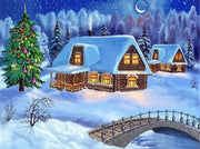 Frame Painting By Kits Numbers Christmas Landscape