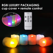Rechargeable LED Electric Candle Light Flameless Flashing